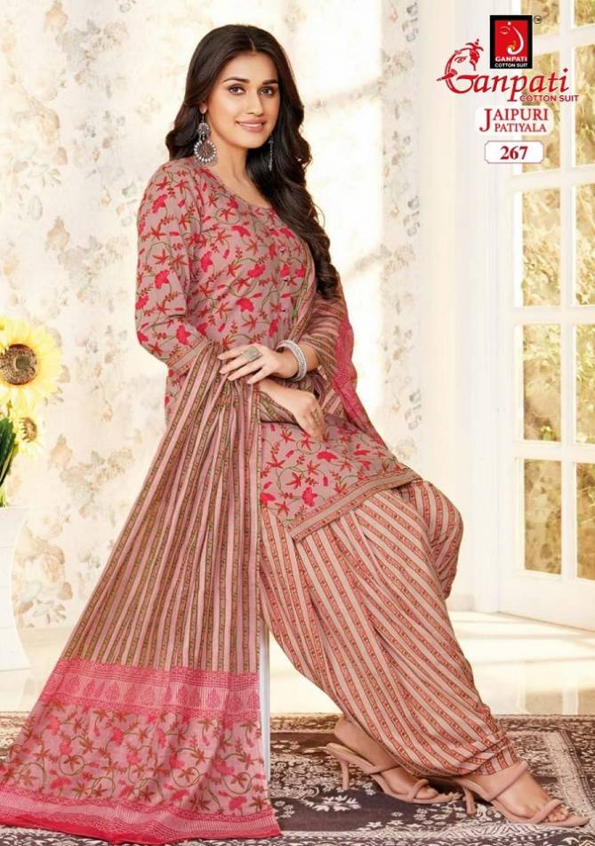 Jaipuri Patiyala Vol 12 By Ganpati Cotton Printed Dress Material Wholesale Price In Surat
